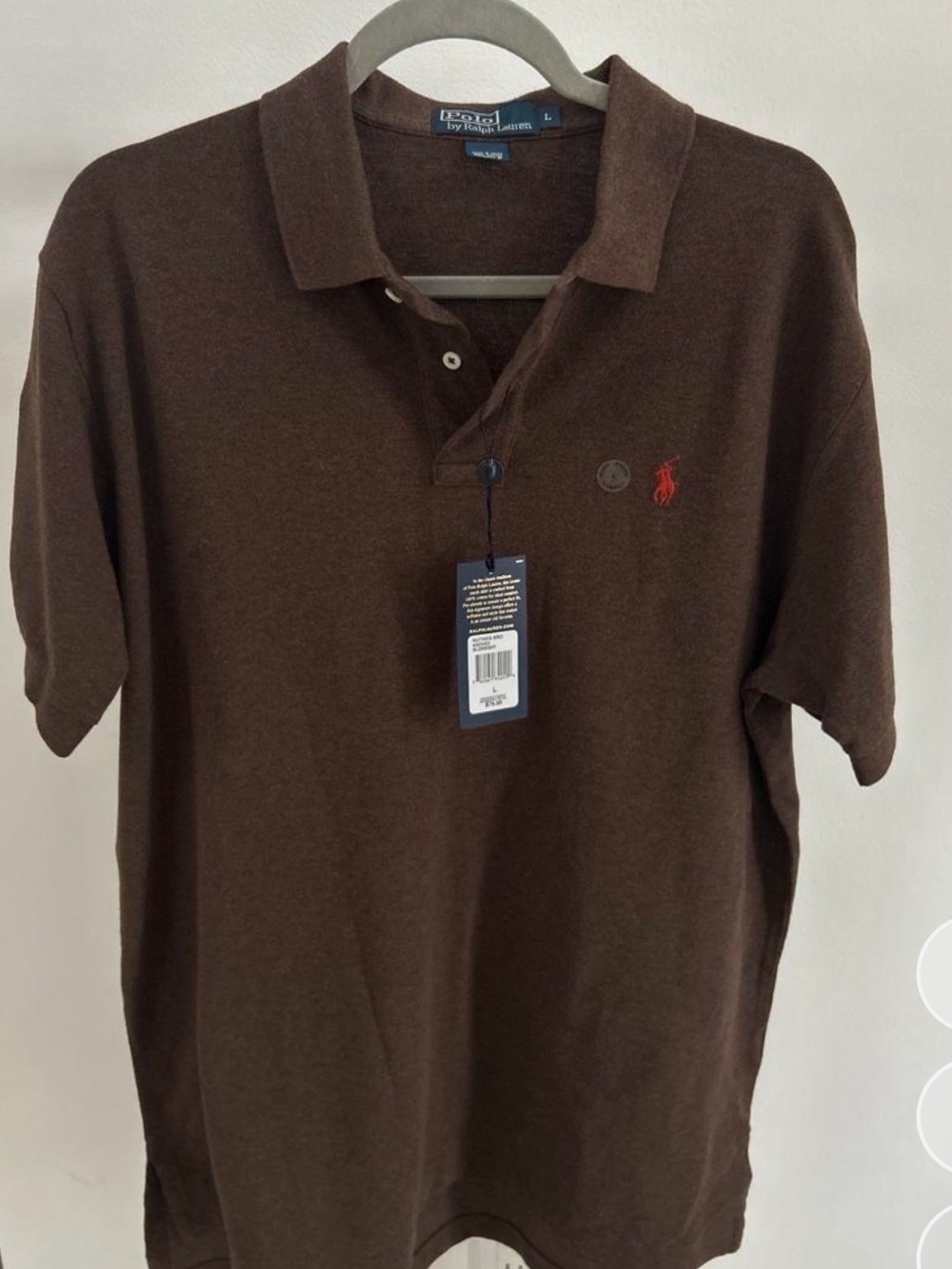 Ralph Lauren Brown Polo with Red Pony